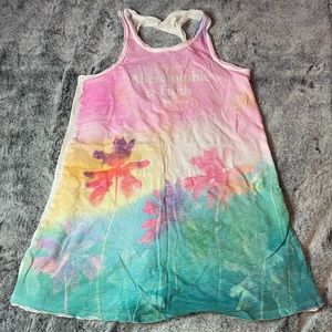 Multi color tank top- twist in back